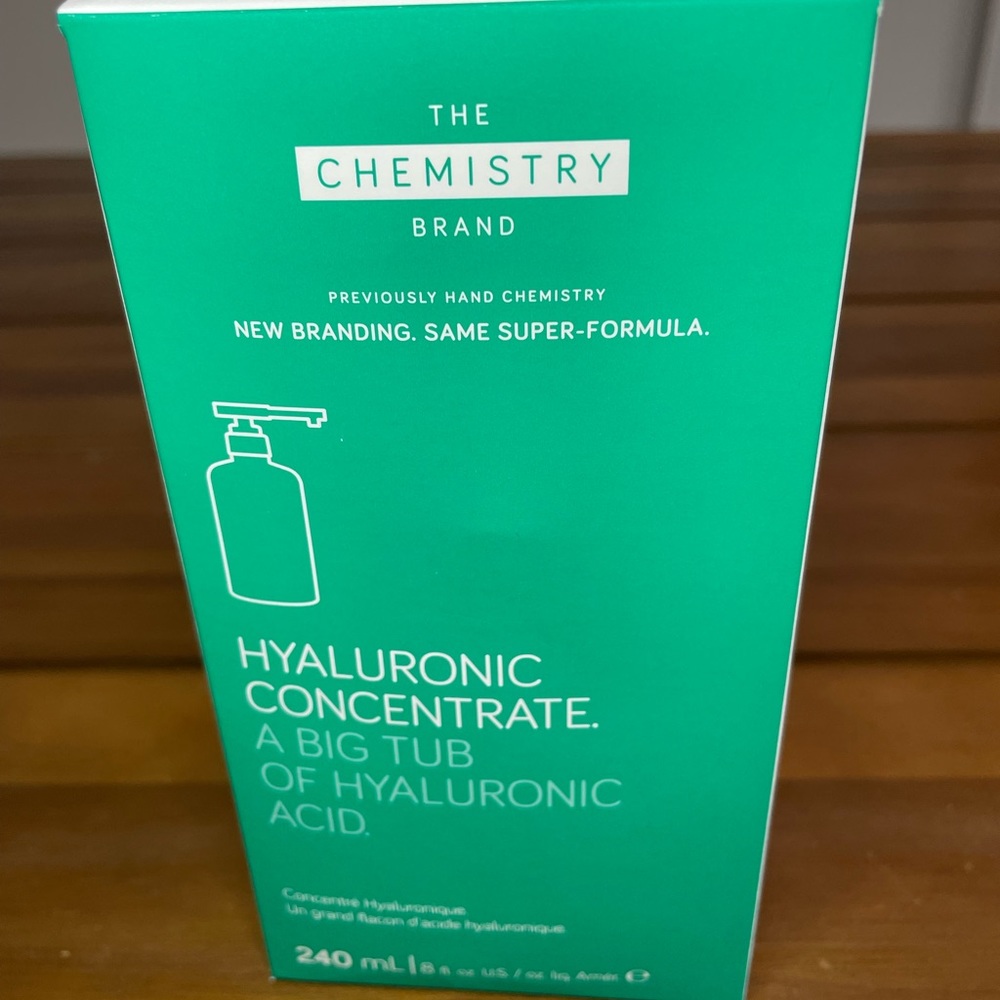 NIB The Chemistry Brand Hyaluronic Concentrate - 240mL/8oz